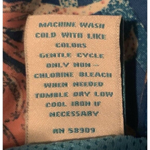 Caribbean Swimwear Men's Tropical Swimwear Trunks Size M Multicolor Pockets - Picture 10 of 10